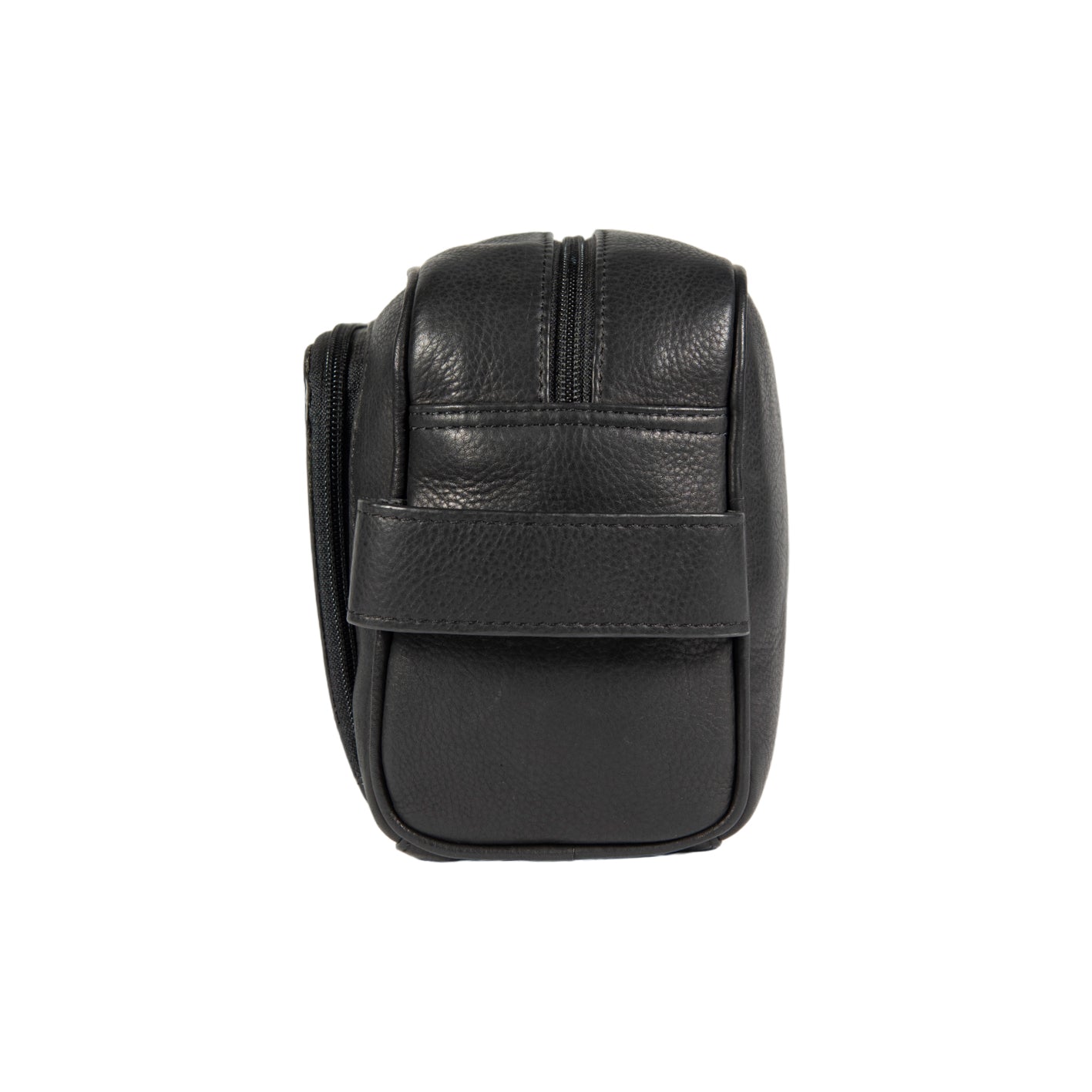 K0025AB | Beauty Case con maniglia laterale in Vera Pelle pieno fiore con leggera grana – Colore Nero. Chiusura con lampo, Dimensioni: cm 25 x 16 x 12. Confezione: Sacchetto Tnt-3