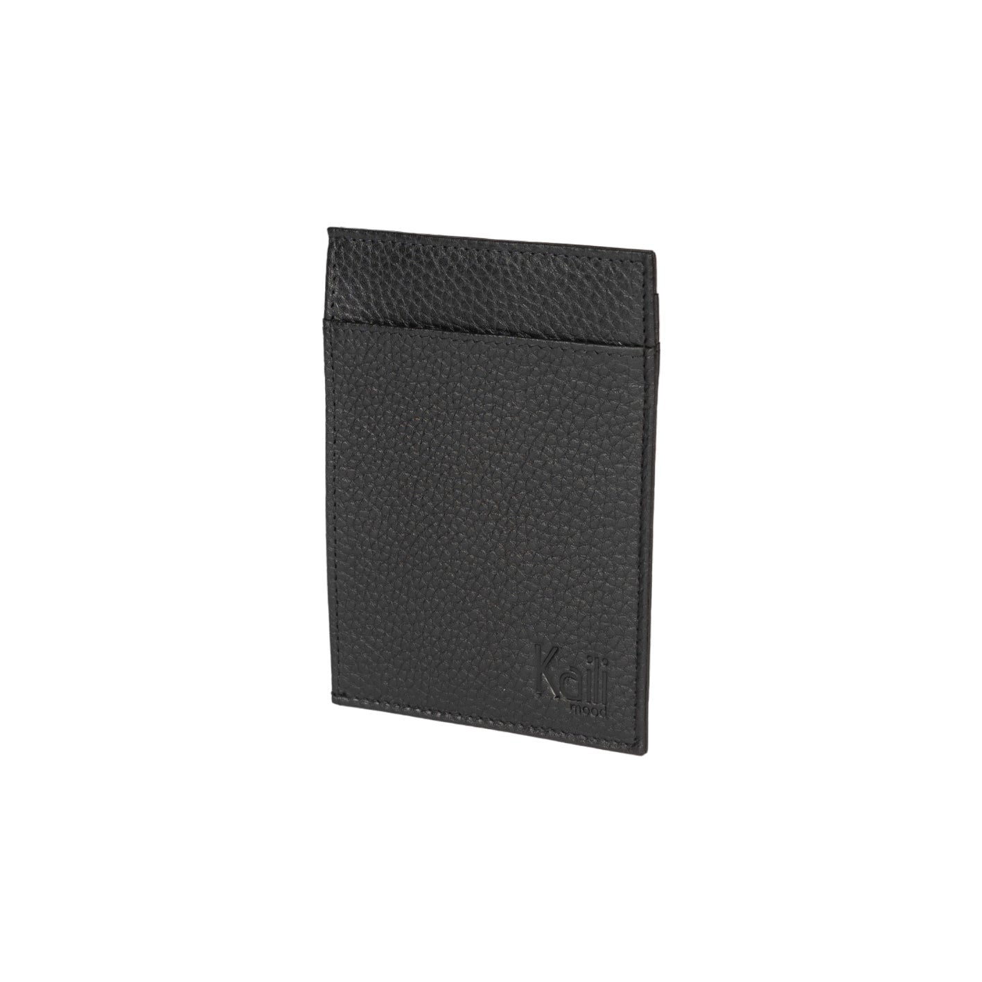 K10307AB | Portadocumenti/Carte Protezione RFID in Vera Pelle pieno fiore, grana dollaro. Colore Nero. Dimensioni: cm 12 x 9 x 0,5. Confezione: Gift Box rigido fondo/coperchio-1