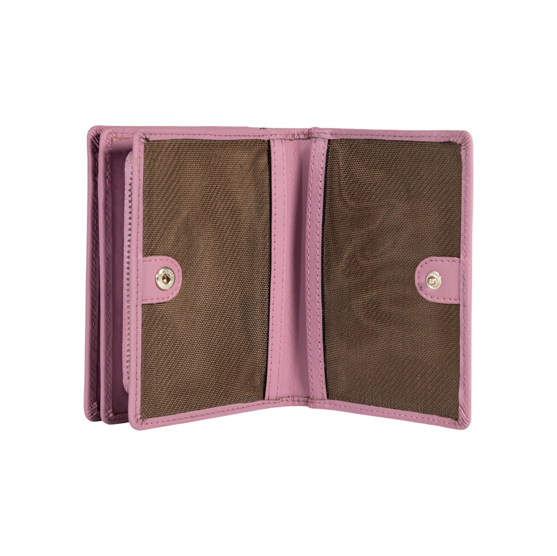 RB1083SCI | Portafogli Donna Made in Italy in Vera Pelle Liscia Opaca. Colore Lilla. Dimensioni (da chiuso): cm 13 x 9 x 2,5-2