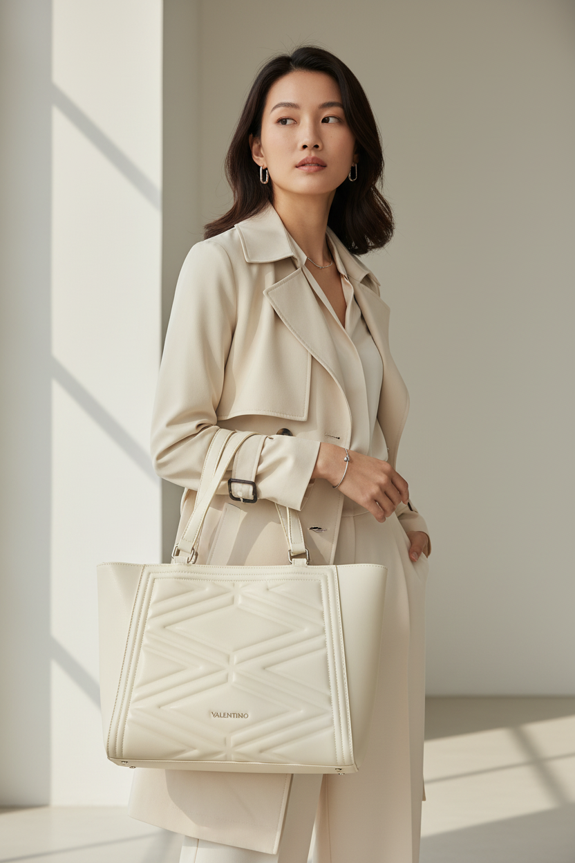 GLAM | Beżowa torba damska