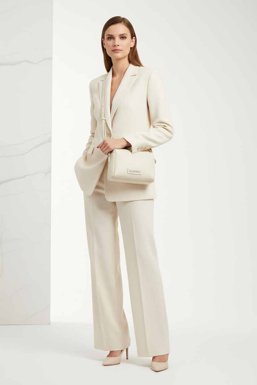 GLAM | Жіноча біла сумка