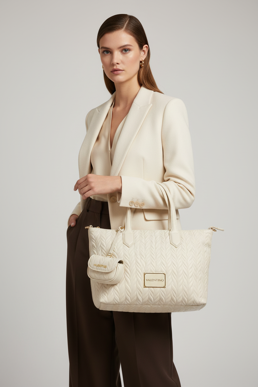 GLAM | Жіноча біла сумка