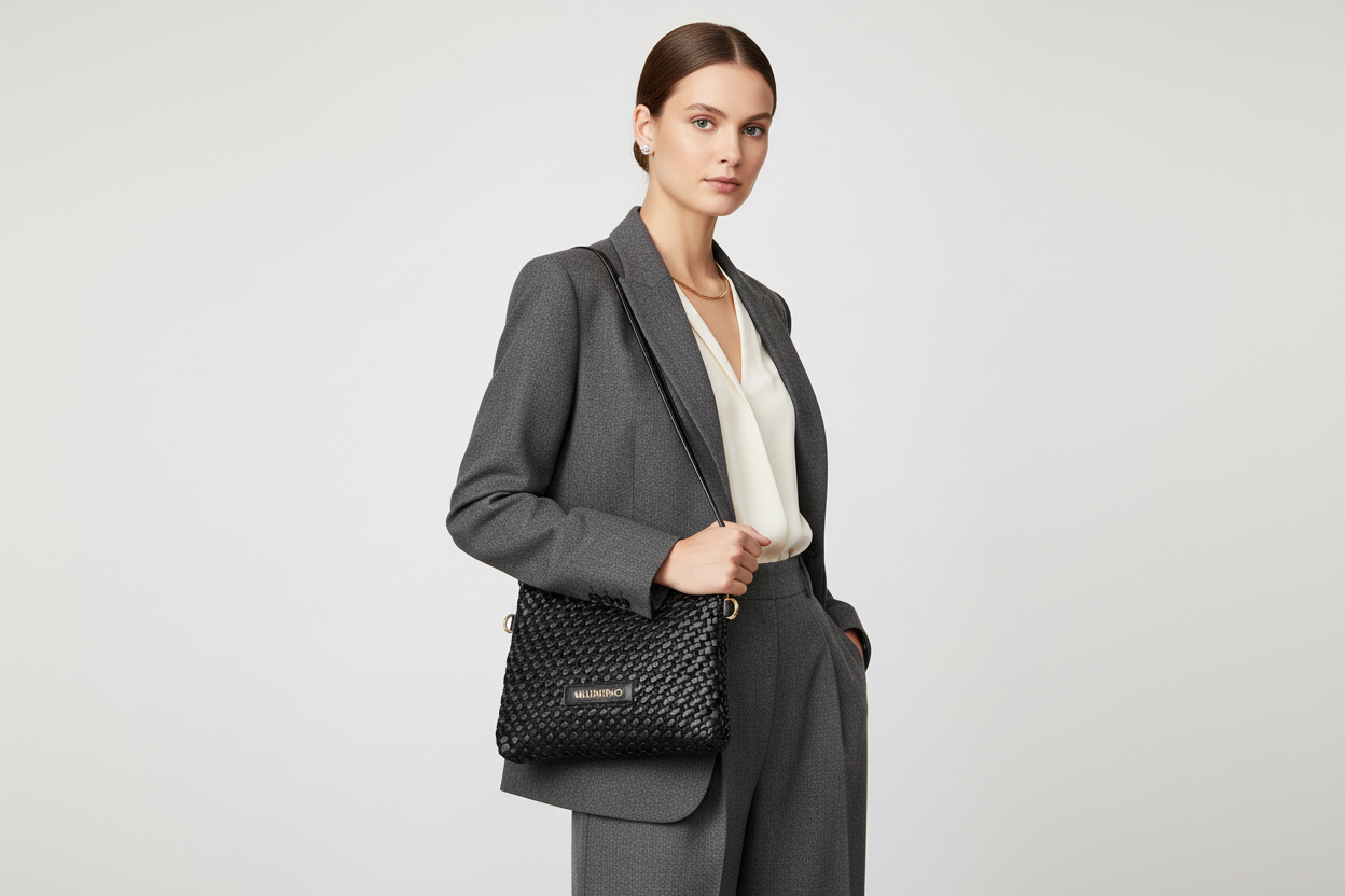 GLAM | Жіноча чорна сумка